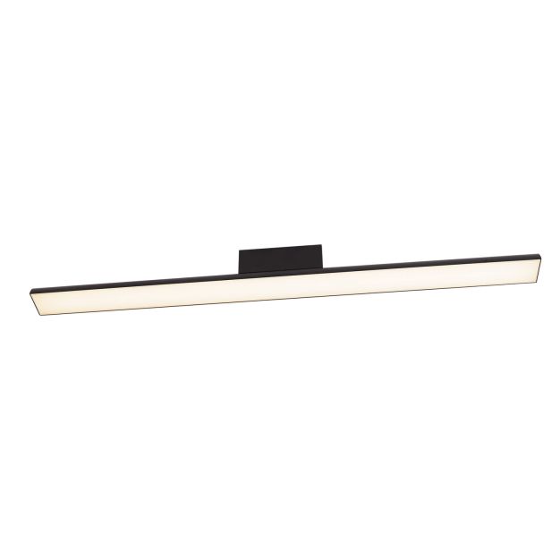 Maxlight Tampa - plafonnier - 90 x 6 x 8,3 cm - 27W LED incl. - IP44 - noir