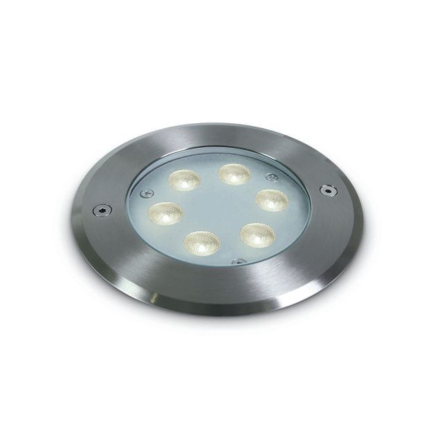 ONE Light LED Underwater Range - projecteur sous-marin à LED - Ø 150 mm, Ø 140 mm encastrable - 6 x 1W LED dimmable incl. - IP68 - acier inoxydable