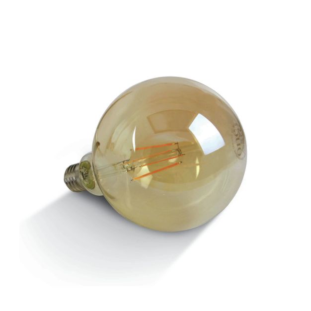 ONE Light Ampoule LED rétro - Ø 12,5 x 17,5 cm - E27 - 7W dimmable - 2200K - ambre