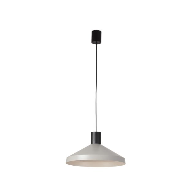 Faro Kombo - lampe suspendue - Ø 40 x 20,5 cm - gris et noir