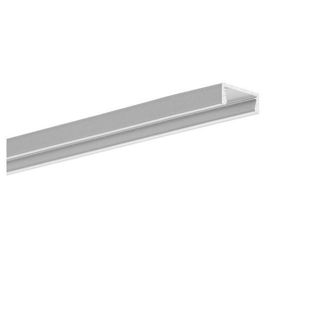 Klus MICRO-PLUS - Profilé LED - 1,6 x 0,6 cm - longueur 200cm - argent anodisé