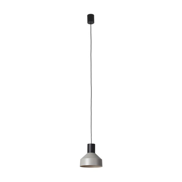 Faro Kombo - lampe suspendue - Ø 20 x 20 cm - gris et noir