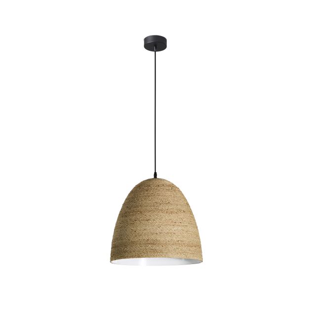 Faro Liana - lampe suspendue - Ø 40 x 40 cm - brun