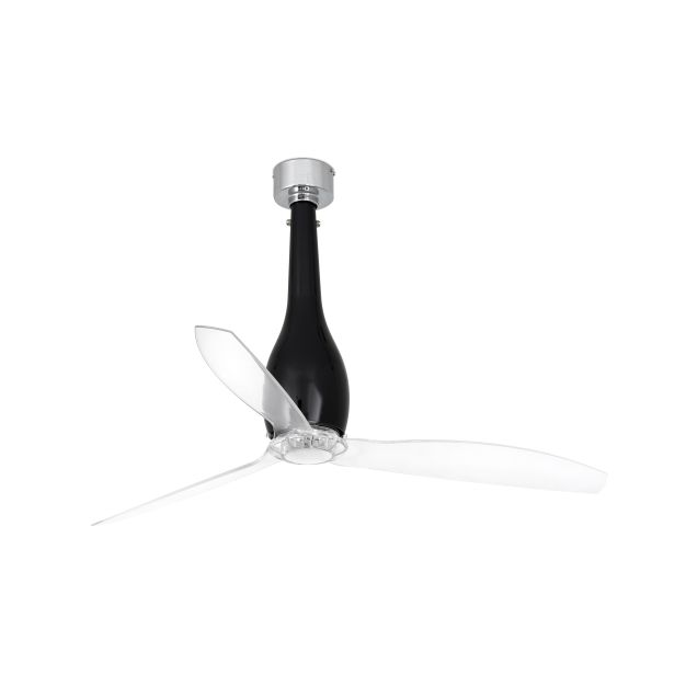 Faro Eterfan - ventilateur de plafond avec télécommande - Ø 128 cm - noir et transparent