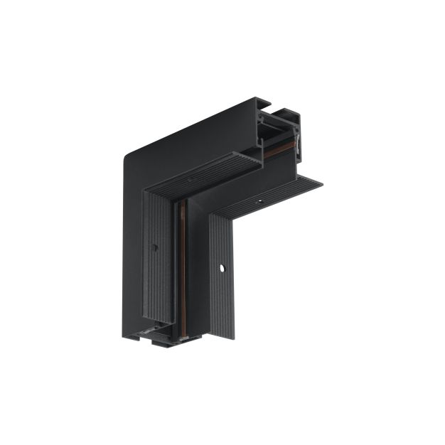 Nova Luce V-Connector - connecteur d'angle pour profilé magnétique encastré - 10,5 x 6,5 x 3,9 cm - noir sable