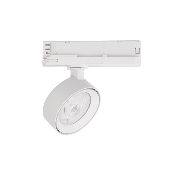 Nova Luce Roler - Spot sur rail triphasé - Ø 9,5 x 15,5 cm - 20W LED incl. - blanc sable