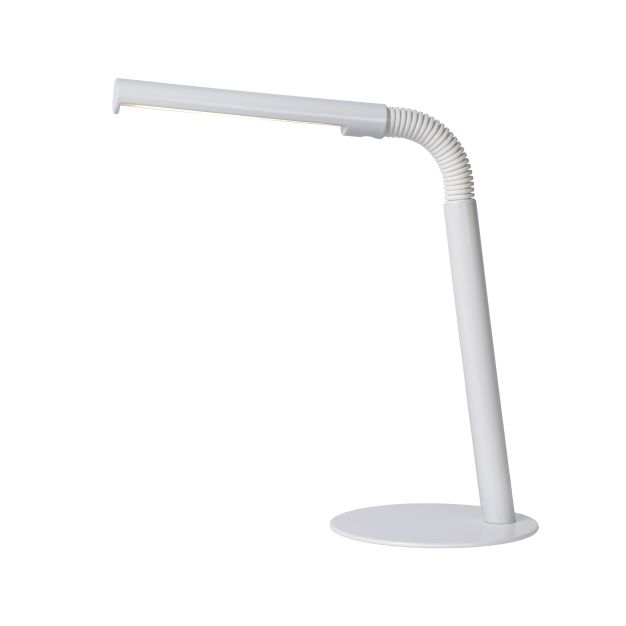 Lucide Gilly - lampe de bureau - 28 x 14 x 49 cm - 3W LED incl - blanc