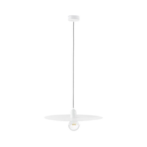 Faro Plat - lampe suspendue - Ø 50 cm - blanc mat