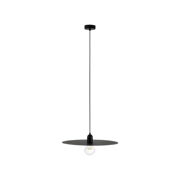 Faro Plat - lampe suspendue - Ø 50 cm - noir mat