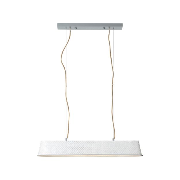 Brilliant Sudo - lampe suspendue - 90 x 19 x 130 cm - blanc brillant