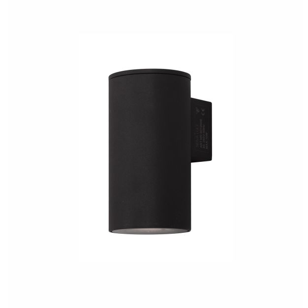 Nova Luce Alp - applique murale - 7 x 5,5 x 10 cm - 10W LED incl. - IP65 - noir