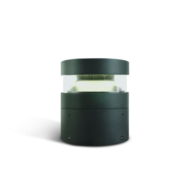 ONE Light Project Bollard - lampe de jardin - Ø 16 x 20 cm - 20W LED incl. - IP65 - anthracite - couleur de lumière blanche