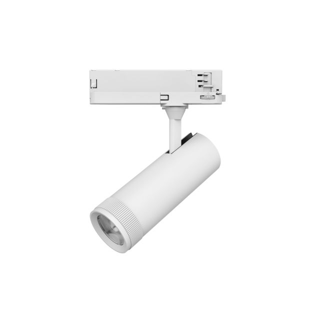 Nova Luce Kors - Spot sur rail triphasé - Ø 6 x 17 cm - 20W LED incl. - blanc sable