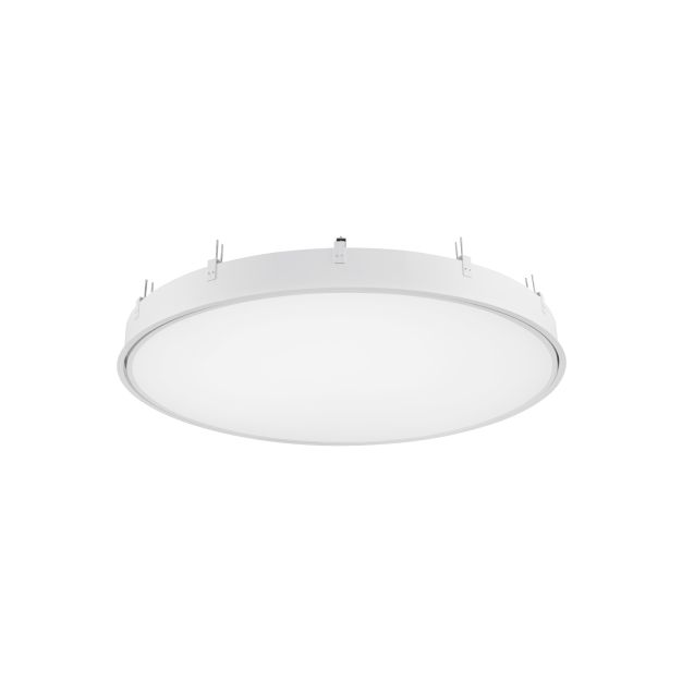 Nova Luce Perfect Profile Trimless - spot encastré sur télécommande (excl.) - Ø 840 mm, 830 mm encastré - 80W LED dimmable incl. - 2700K-6000K - blanc