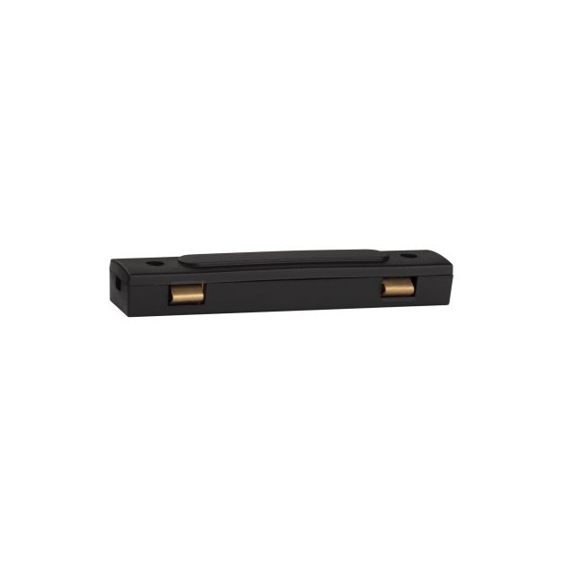 Nova Luce Connecteur pour profilé magnétique en saillie/pendante - 11 x 2,5 x 1,7 cm - noir