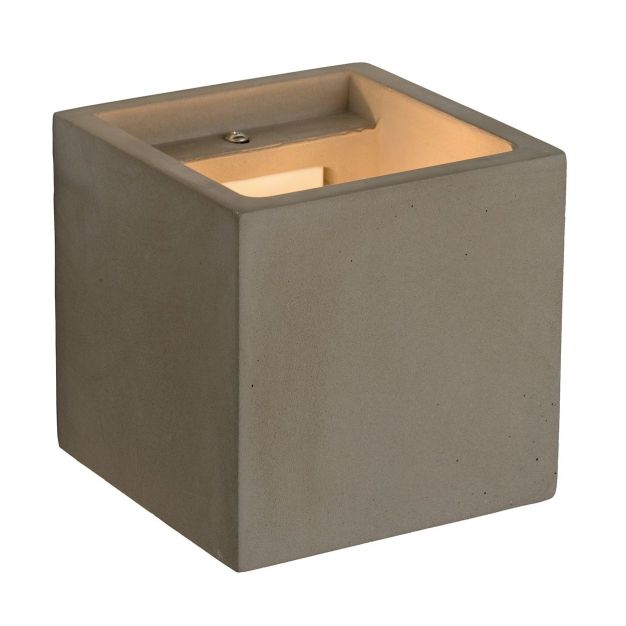 Lucide Gipsy Cube - applique murale - 11,5 x 11,5 x 11,5 cm - taupe