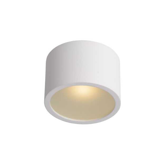 Lucide Lily Round - spot en saillie - Ø 8,9 x 6 cm - IP54 - blanc