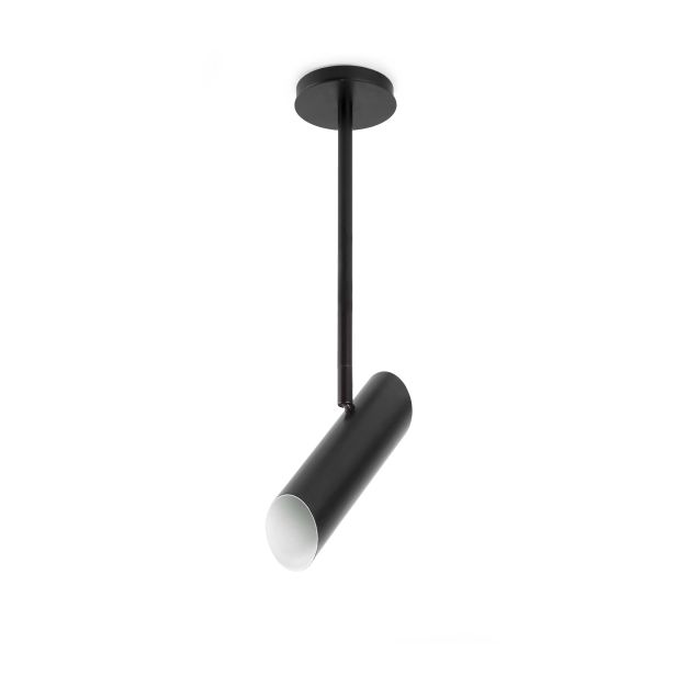 Faro Link - spot en saillie 1L - Ø 5,6 x 46 cm - noir mat