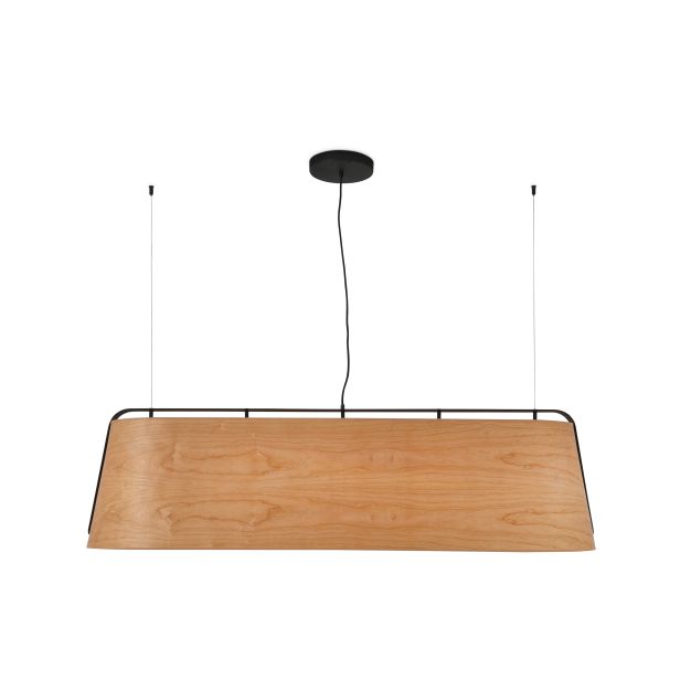 Faro Stood - lampe suspendue - 151 x 46 x 47 cm - noir et brun