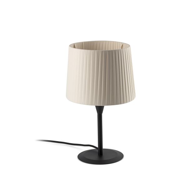 Faro Samba - lampe à poser - Ø 21,5 x 44,5 cm - beige et noir