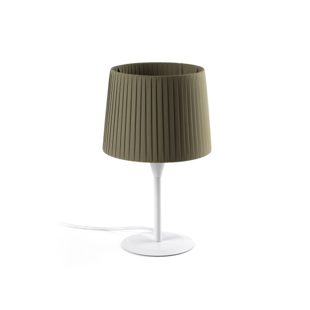 Faro Samba - lampe à poser - Ø 21,5 x 44,5 cm - vert et blanc