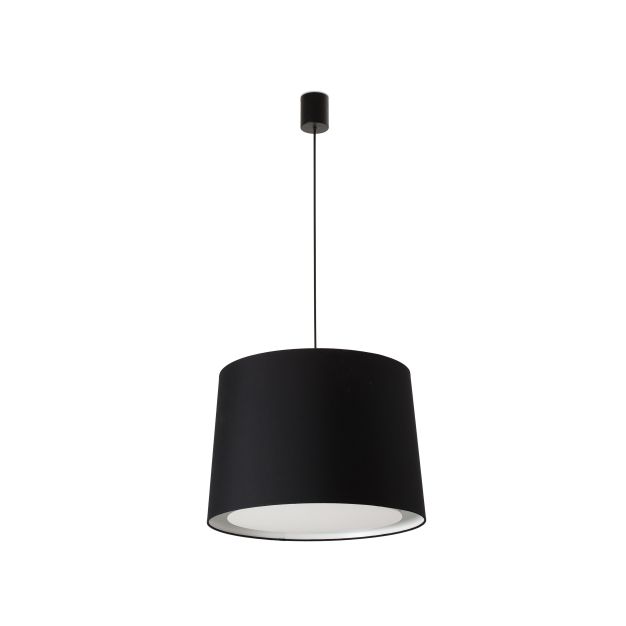 Faro Conga - lampe suspendue - Ø 40 x 30 cm - noir