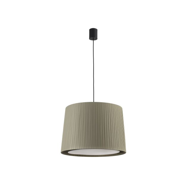 Faro Samba - lampe suspendue - Ø 40 x 30 cm - noir et vert