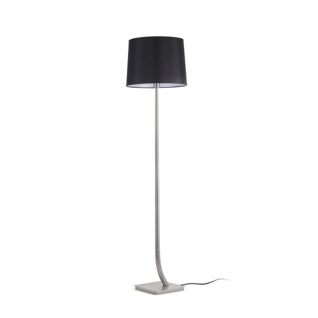 Faro Rem - lampadaire - 171 cm - nickel mat et noir