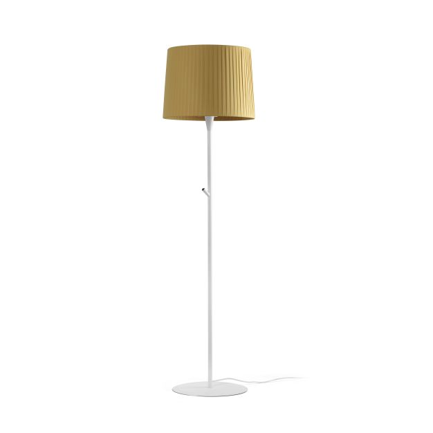 Faro Samba - lampadaire - 154 cm - jaune et blanc