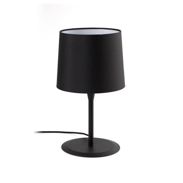 Faro Conga - lampe à poser - Ø 25 x 49,5 cm - noir