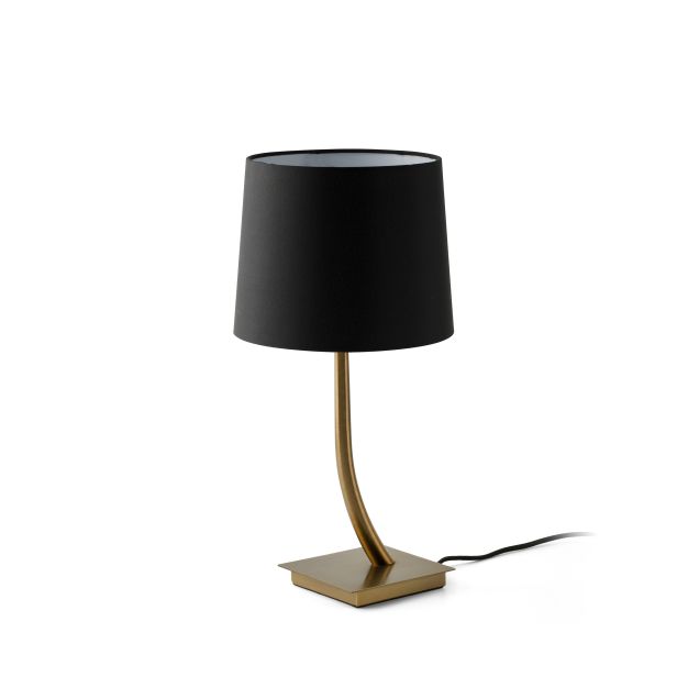 Faro Rem - lampe à poser - Ø 25 x 57 cm - bronze et noir