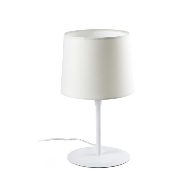 Faro Conga - lampe à poser - Ø 25 x 49,5 cm - blanc