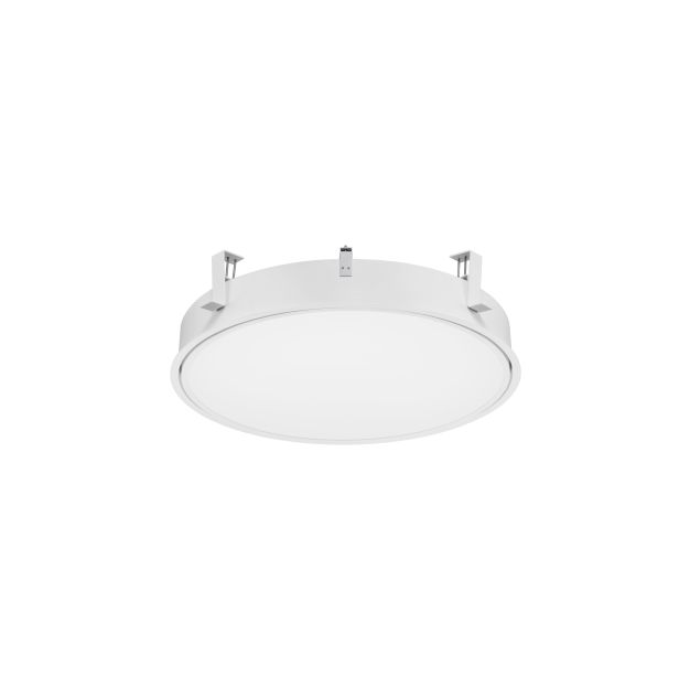 Nova Luce Perfect Profile Trimless - spot à encastrer avec télécommande (excl.) - Ø 640 mm, 625 mm encastré - 40W LED dimmable incl. - 2700K-6000K - blanc