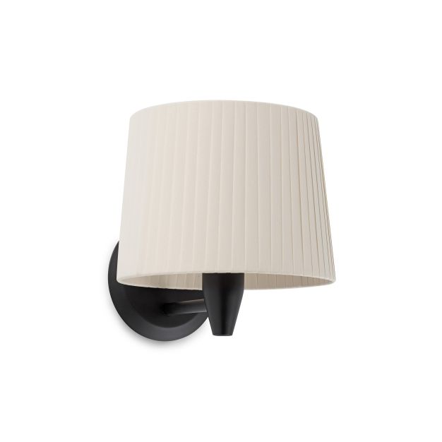 Faro Samba - applique murale - 21,5 x 19 x 17,3 cm - noir et beige