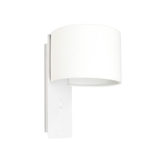 Faro Fold - applique murale avec interrupteur - 20 x 22 x 30 cm - blanc mat