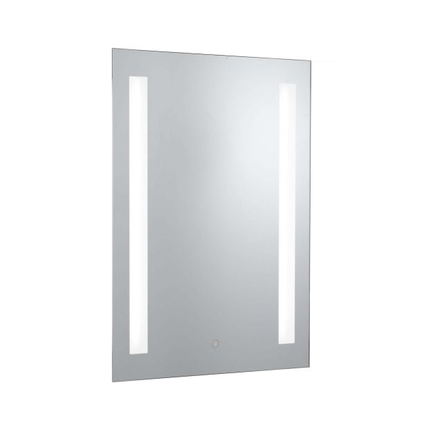 Searchlight Miroirs de salle de bain - miroir avec éclairage - 50 x 70 cm - 5W LED incl. - IP44 - argenté