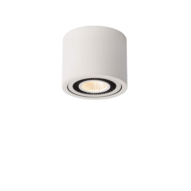 Lucide Opax Medium - Ø 14 x 11,2 cm - 15W LED dimmable incl - blanc