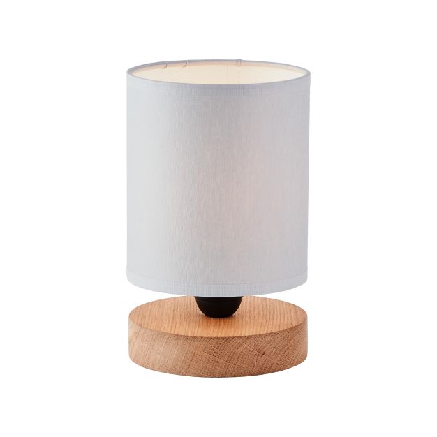 Brilliant Vonnie - lampe à poser - Ø 13 x 20,5 cm - gris et marron clair