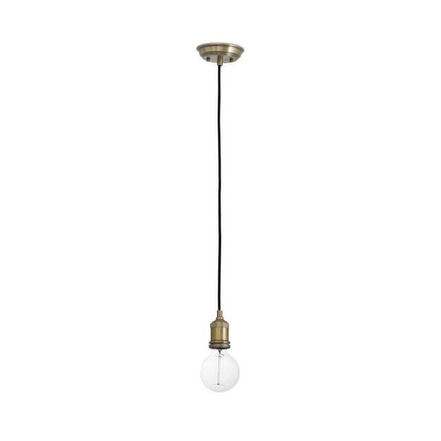 Faro Art - lampe suspendue - Ø 11 x 9 cm - vieil or