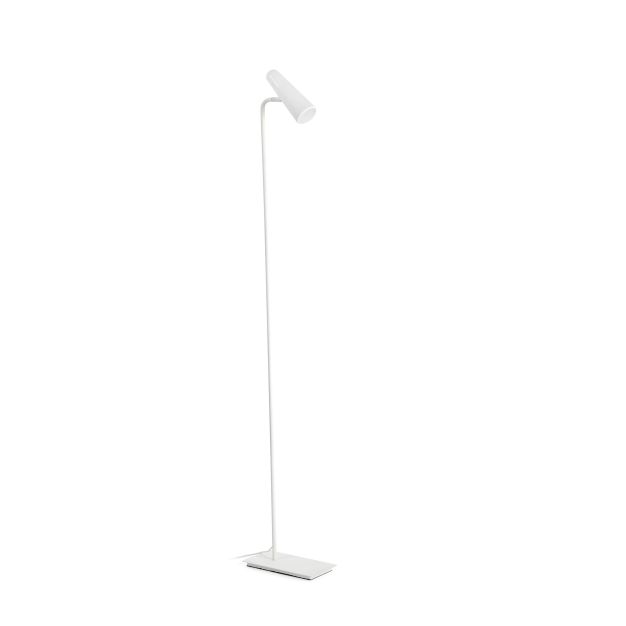 Faro Lao - lampadaire - 122 cm - 4W LED incl. - blanc mat