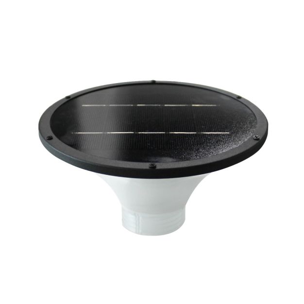 Century Italia Sunny Solare - source de lumière solaire pour les accessoires Sunny Solare - Ø 20,5 x 10,6 cm - 2W LED incl. - IP65 - noir et blanc