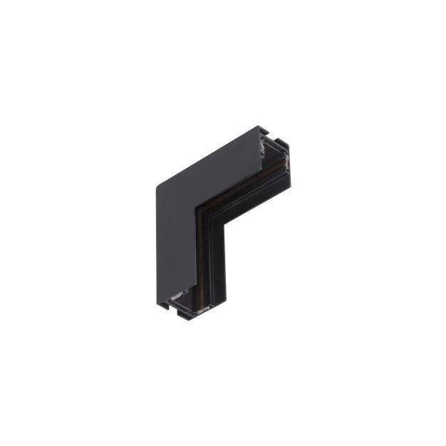 Nova Luce V-Connector - connecteur d'angle pour profilé magnétique en saillie - 10,5 x 3,3 x 3,9 cm - noir sable