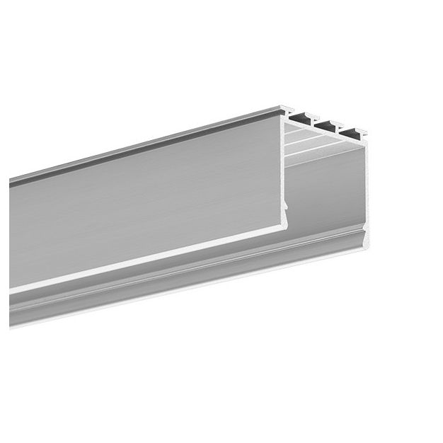 KLUS Lipod - Profilé LED - 2,6 x 2,45 cm - longueur 200cm - argent anodisé