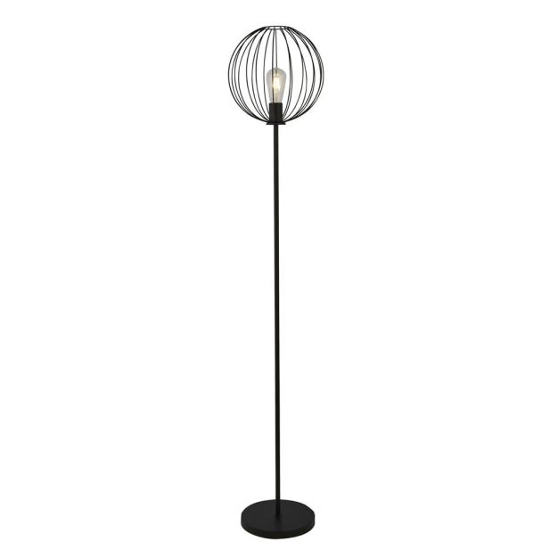 Searchlight Rondo - lampadaire - Ø 30 x 161 cm - noir