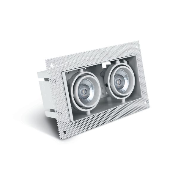 ONE Light Trimless Box - spot encastré - 174 x 89 mm, 181 x 97.5 mm taille d'encastrement - blanc