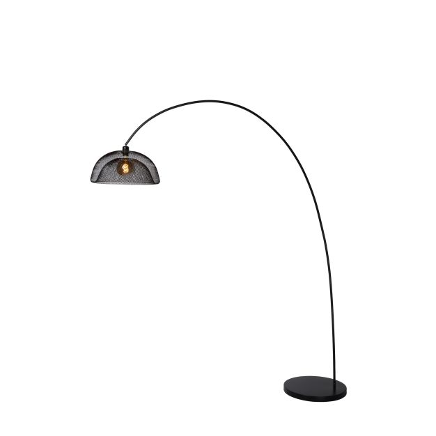 Lucide Mesh - lampadaire - 200 cm - noir