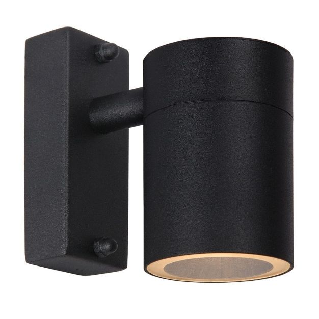 Lucide Arne - applique murale extérieure - 6,3 x 12 x 11,7 cm - 5W LED incl. - IP44 - noir