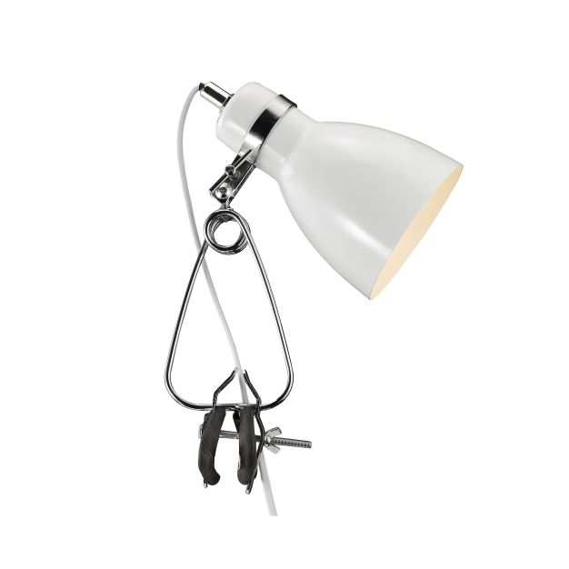 Nordlux Cyclone 11 - lampe à pince - 27 cm - blanc