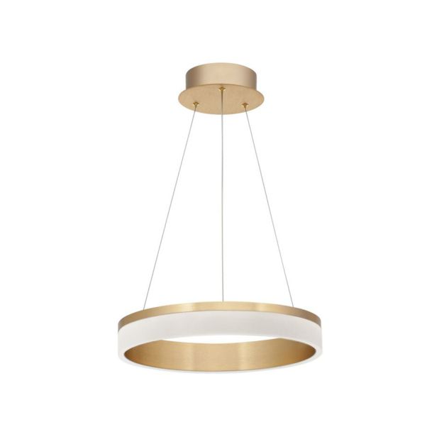 Nova Luce Courtez - lampe suspendue - Ø 40 x 150 cm - 30W LED incl. - bronze