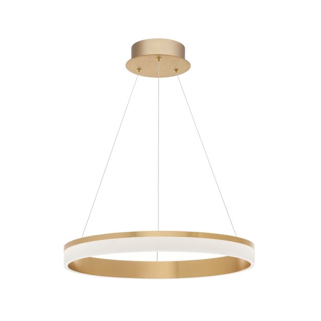 Nova Luce Courtez - lampe suspendue - Ø 60 x 150 cm - 45W LED incl. - bronze